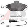 FORD 1731172 Brake Pad Set, disc brake